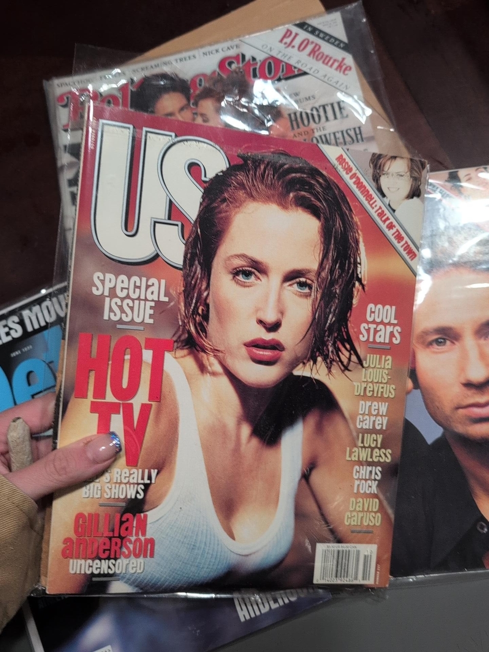 Vintage X-Files Magazine Lot (4) Protected-Excellent Condition Collector's Items